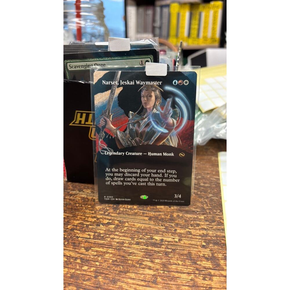 MTG5007: magic the gathering Narset, Jeskai Waymaster borderless rare card